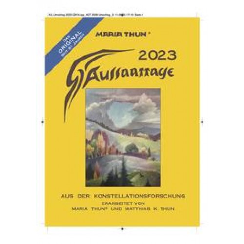 Aussaattage 2023 Maria Thun Wandkalender