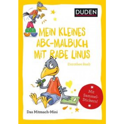 Duden Minis (Band 34) – Mein kleines Abc-Malbuch mit Rabe Linus