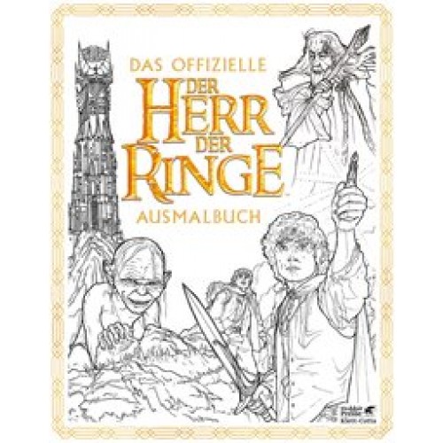 Das offizielle »Der Herr der Ringe«-Ausmalbuch [Taschenbuch] [2017] Tolkien, J. R. R., Warner, Warner, Caven, N., Held, Susanne