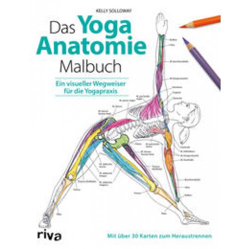 Das Yoga-Anatomie-Malbuch