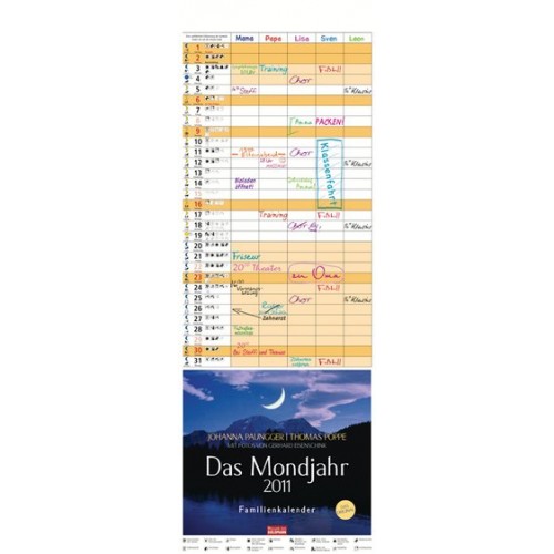 Das Mondjahr 2011 - Familienkalender