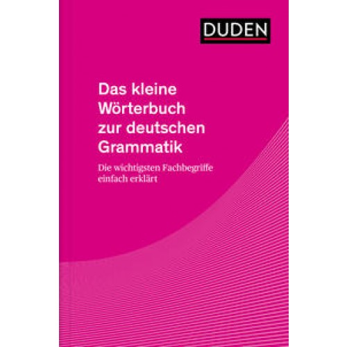 Das kleine Wörterbuch zur deutschen Grammatik