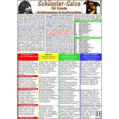 Schüssler-Salze für Hunde/Verhaltensweisen & Gemütszustände