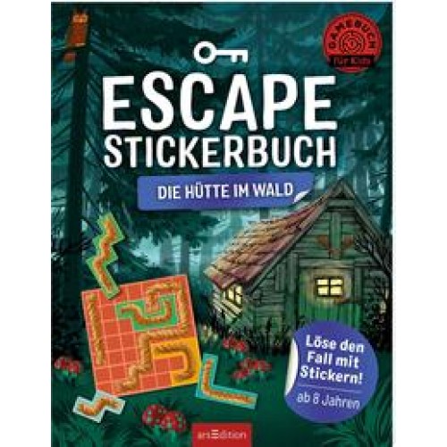 Escape-Stickerbuch – Die Hütte im Wald