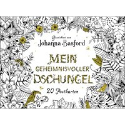 Mein geheimnisvoller Dschungel: Postkartenbuch [Taschenbuch] [2017] Basford, Johanna