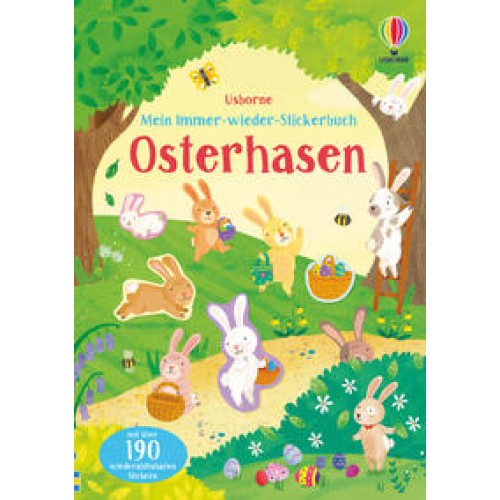 Mein Immer-wieder-Stickerbuch: Osterhasen