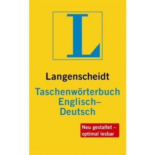 Langenscheidt Taschenwörterbuch Englisch-Deutsch