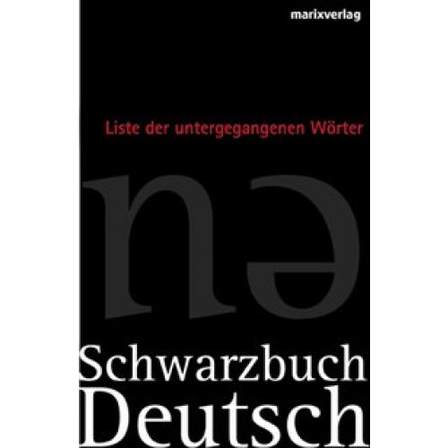 Rotbuch Deutsch - Schwarzbuch Deutsch