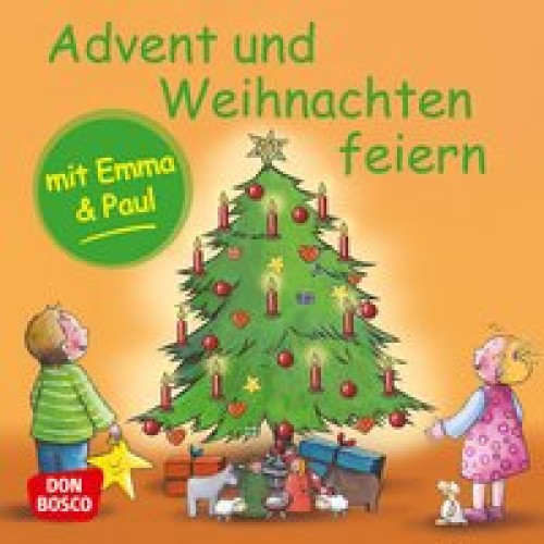 Advent und Weihnachten feiern mit Emma und Paul. Mini-Bilderbuch.