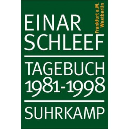 Tagebuch 1981-1998: Frankfurt am Main, Westberlin [Taschenbuch] [2009] Menninghaus, Winfried, Janßen